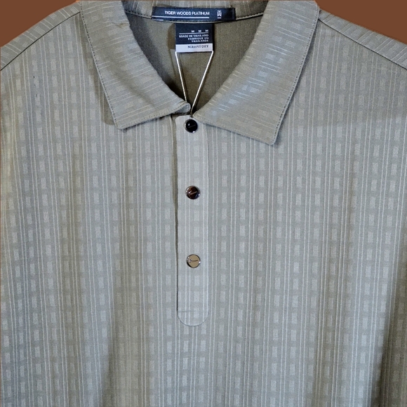 Nike FITDRY Tiger Woods Platinum Golf/Polo Shirt - Picture 4 of 8